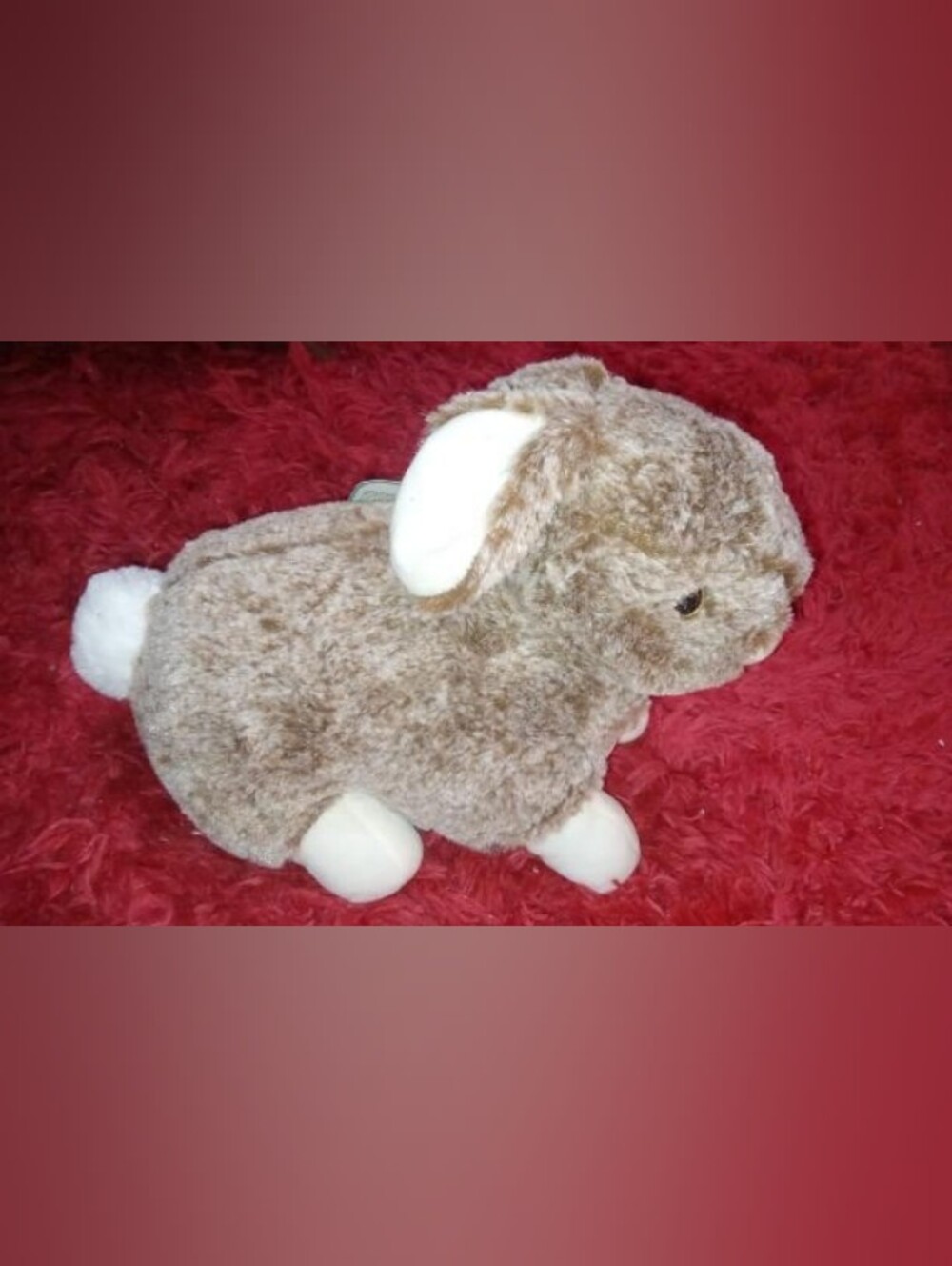 Plush Brown Bunny Small Pet Soft Toy - Cozy Comfort